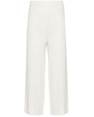 JOSEPH Wide Trousers - White