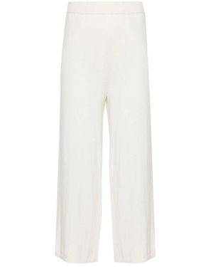 JOSEPH Zijden Kasjmier Culotte Broek - Wit