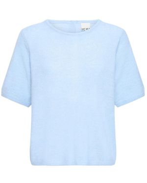 Ichi Round-Neck Knitwear - Blue