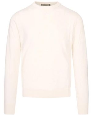 Canali Round-Neck Knitwear - Blanc
