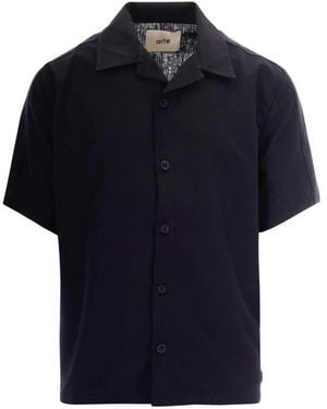 Arte' Short Sleeve Shirts - Black