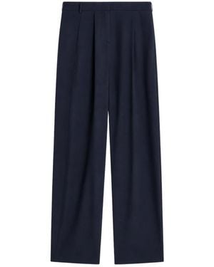 Semicouture Broeken ,Blauw ,Wijde Broek