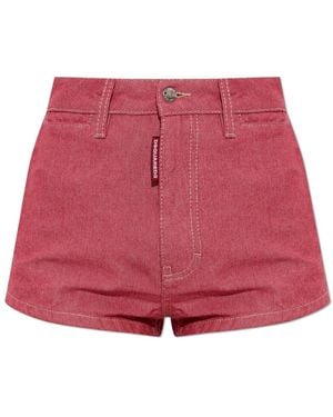DSquared² Denim Shorts - Rosso