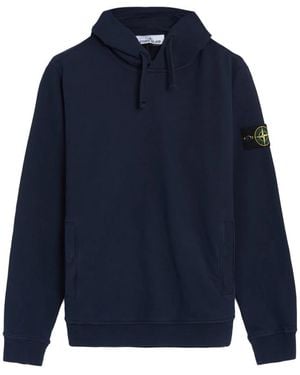 Stone Island Hoodies - Azul