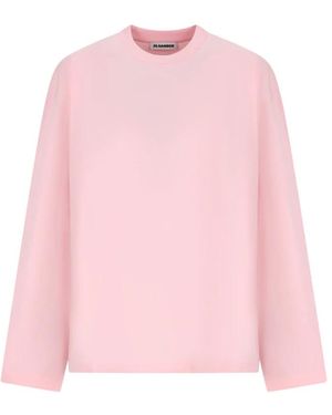 Jil Sander Long Sleeve Tops - Rosa