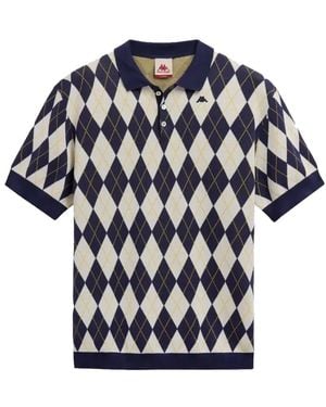 Kappa Tops ,Blauw ,Katoen Giovani Argyll Polo