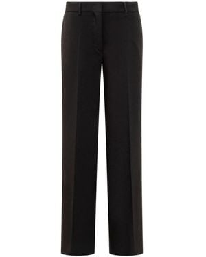 MSGM Straight Trousers - Negro
