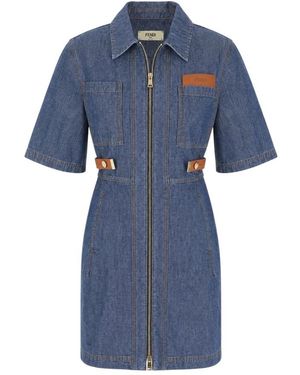 Fendi Short Dresses - Azul