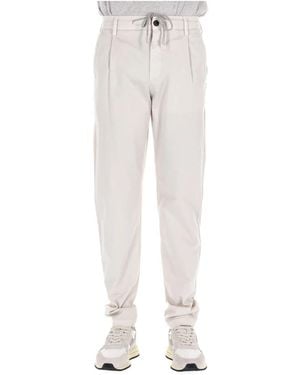 Eleventy Slim-Fit Trousers - Natural