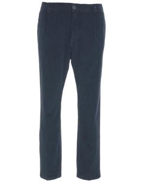 Cruna Slim-Fit Trousers - Azul