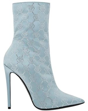 Philipp Plein Heeled Boots - Azul
