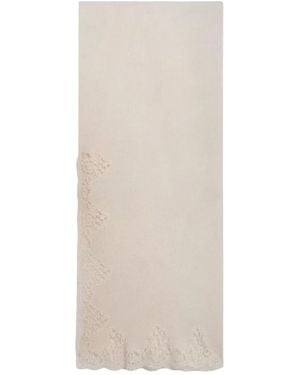 Ermanno Scervino Accessoires ,Zijden Sjaal - Naturel