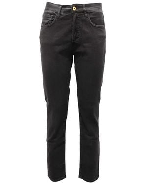 CYCLE Jeans ,Zwart ,Denim Slim Fit Denim Broek