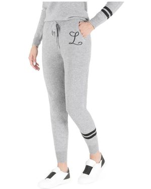 Dee Ocleppo Broeken ,Grijs ,Kasjmier Cashmere Lounge Pants Relaxed Fit
