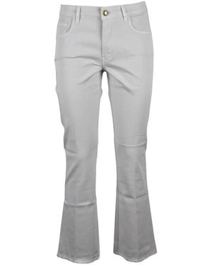 Fay Boot-Cut Jeans - Gris