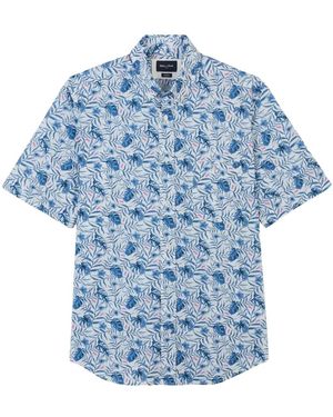 Eden Park Short Sleeve Shirts - Blue