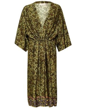 Cream Kimonos - Green