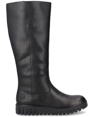 Rieker High Boots - Negro