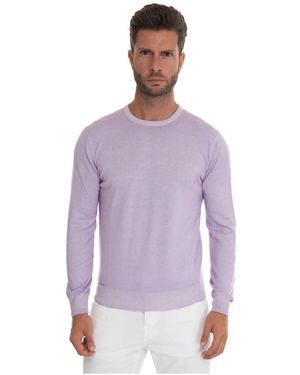 hindustrie Round-Neck Knitwear - Purple