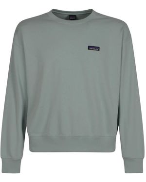 Patagonia Hoodies & Sweatvesten ,Groen ,Daily Crew - Grijs