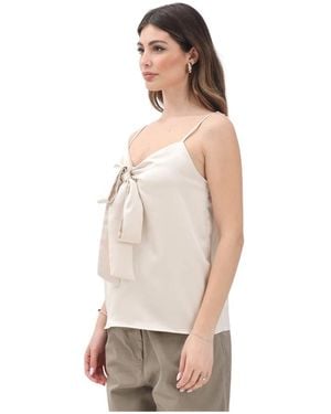 ViCOLO Sleeveless Tops - Naturel