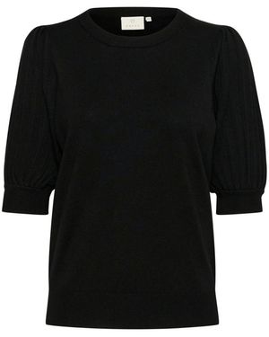 Kaffe Round-Neck Knitwear - Negro