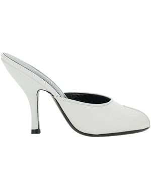 Jude Heeled Mules - Bianco