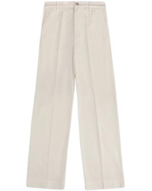 Fay Wide Trousers - White