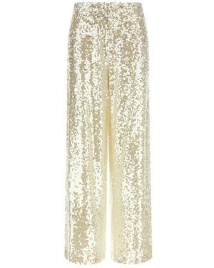 Alberta Ferretti Wide Trousers - Metallic