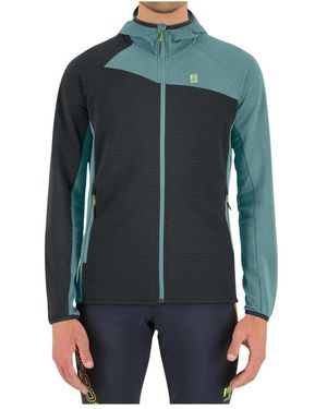 Karpos Fitness ,Blauw ,Averau F-Z Hoodie Fl - Groen
