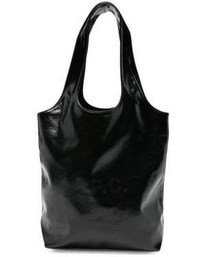 A.P.C. Tassen ,Zwart ,Polyester Ninon Tote Bag