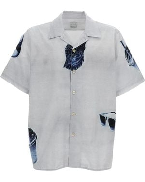 Paul Smith Overhemden ,Grijs ,Short Sleeve Shirts