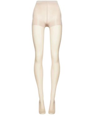 Wolford Ondergoed ,Wol Individual 10 Control Top Pantyhose - Naturel