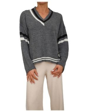 hinnominate V-Neck Knitwear - Gris