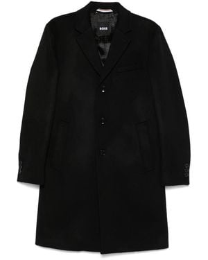 HUGO Single-Breasted Coats - Black