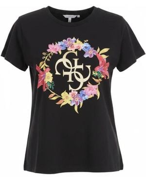 Guess T-Shirt Logo Capsule - Schwarz