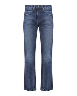 KHAITE Straight Jeans - Blauw