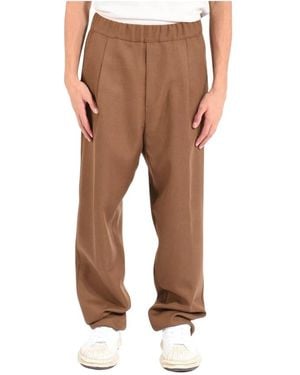 Laneus Straight Trousers - Bruin
