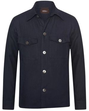 Oscar Jacobson Light Jackets - Blue