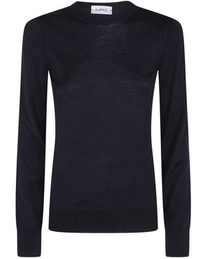 Mrz Round-Neck Knitwear - Azul