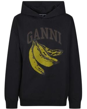 Ganni Hoodies - Blue