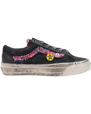 Vans Schoenen ,Zwart ,Leer Lx Old Skool 36 Souvenir - Blauw