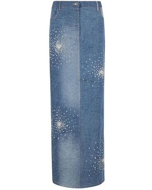 Des Phemmes Denim Skirts - Azul