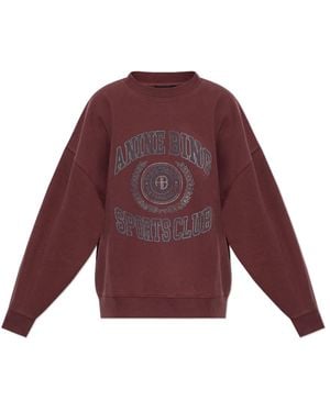 Anine Bing Miles Crewneck Sweatshirt - Paars