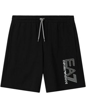 EA7 Korte Broeken ,Zwart ,Sweatshorts