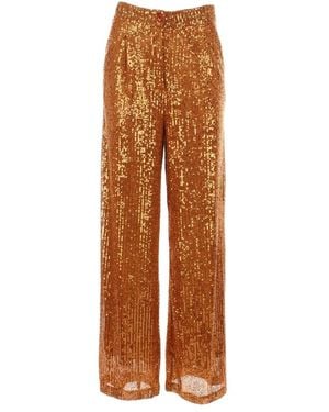 ViCOLO Wide Trousers - Marrone