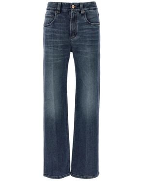 Brunello Cucinelli Wide Jeans - Azul