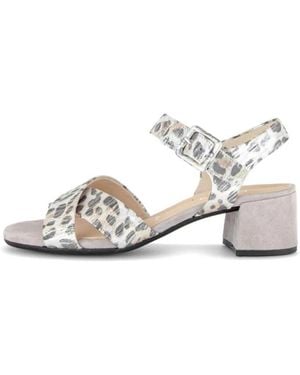 Gabor High Heel Sandalen - Wit