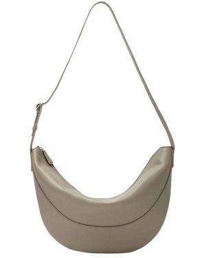 The Row Tassen ,Leer Jouve Schoudertas - Metallic