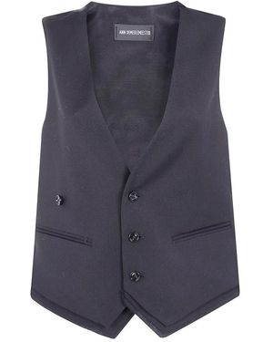 Ann Demeulemeester Waistcoats - Blue